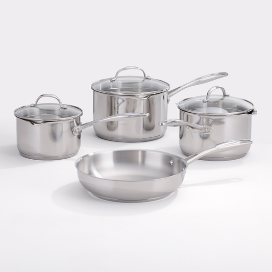 Freetaka Stellar Profile 4 Piece Uncoated Cookware Bundle