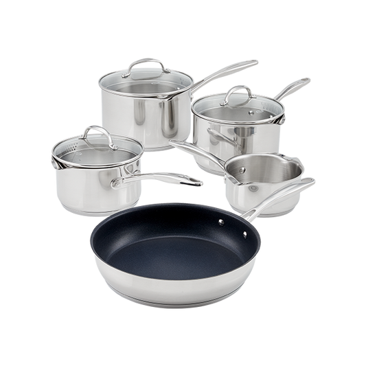 Freetaka Profile 5 Piece Draining Saucepan Set